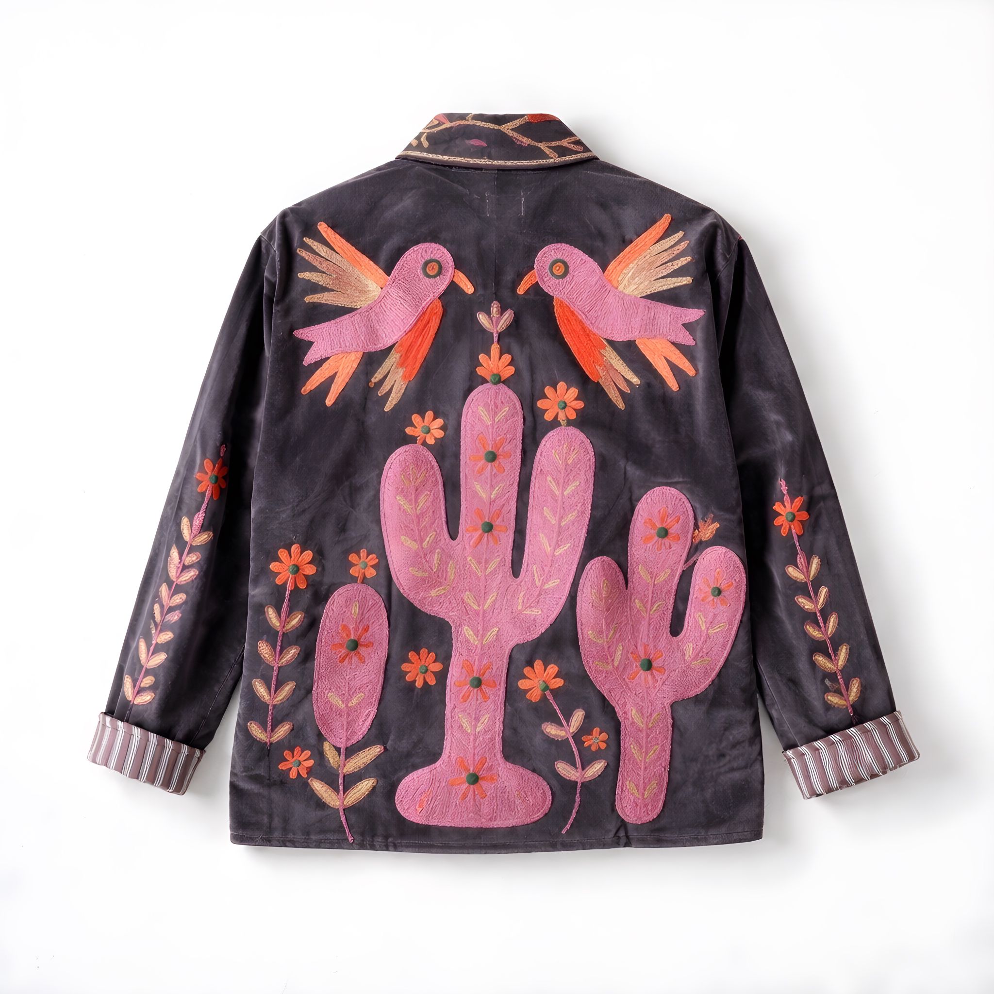 Chaqueta Cactus Gris Oscuro